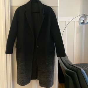 All Saints Black Coat